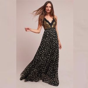 NWOT ANTHROPOLOGIE LAKSHMI MAXI DRESS RANNA GILL